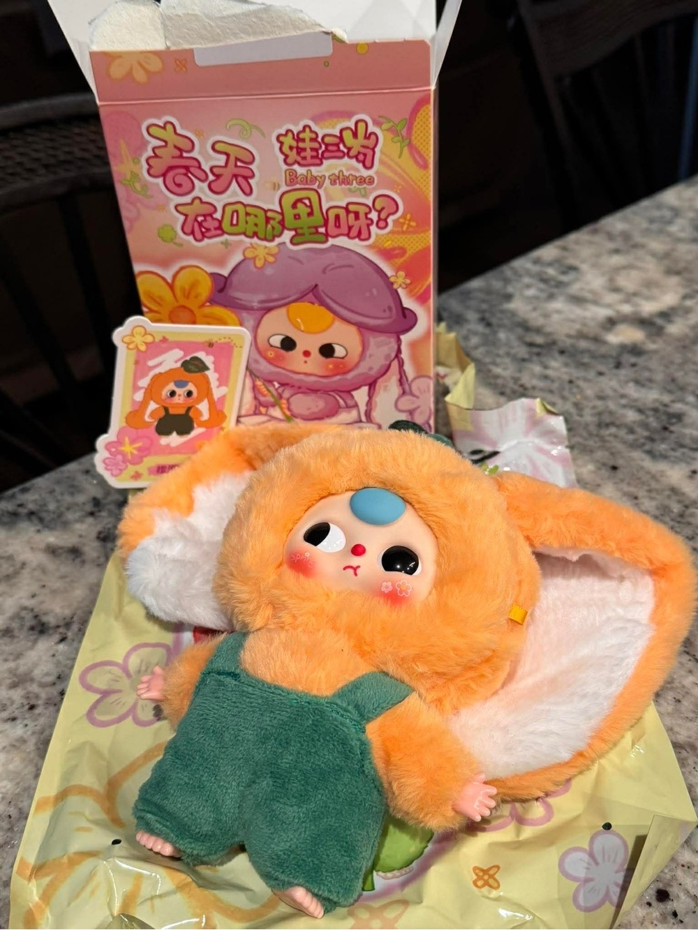Baby Three "Where's Spring" blind box surprise item moveable joints Confirmed